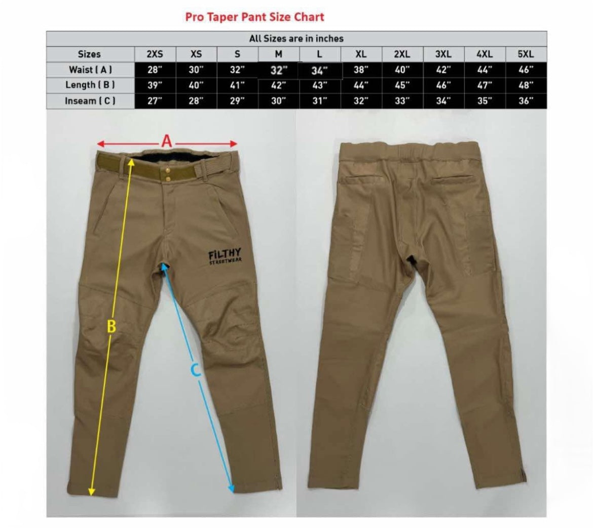 FILTHY x KC PRO-TAPER PANTS