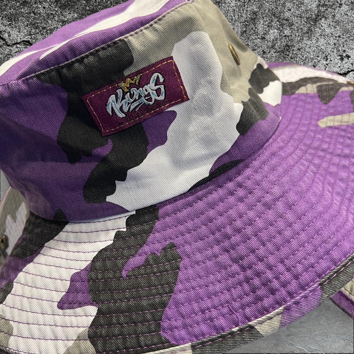 PURPLE CAMO BUCKET